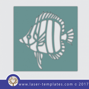 Fish template, online laser cut design store. Download Vector patterns.