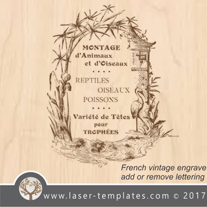 French hand drawn template, vector design. Online store.