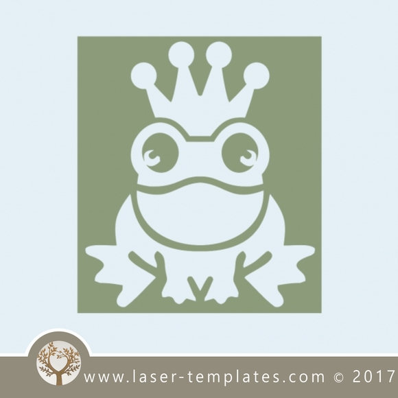 Frog stencil template download. Online design store.