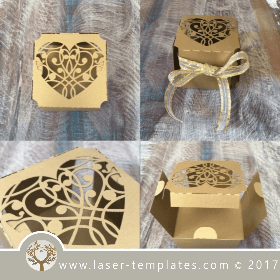 Laser cut Paper Box Templates. Search 1000's of online design patterns ...