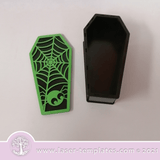 Laser cut template for Halloween Coffin Box 2. Kids Interior and exterior design décor, Halloween or add to your product catalog and perfect for Christmas as well or any occasion really. Cut out of 3mm wood, hardboard or acrylic.  You can add and remove elements or personalize the design.   REQUIRES 3MM MATERIALS  SIZE CANNOT BE CHANGED WITHOUT DESIGN EXPERIENCE.  WinZIP file contains the following VECTOR files: AI, EPS, SVG, DXF, PDF, CDR