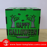 Halloween Lightbox 2 template, online Vector design store for laser cut patterns.