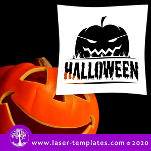 Laser Cut template for Halloween Stencil 4