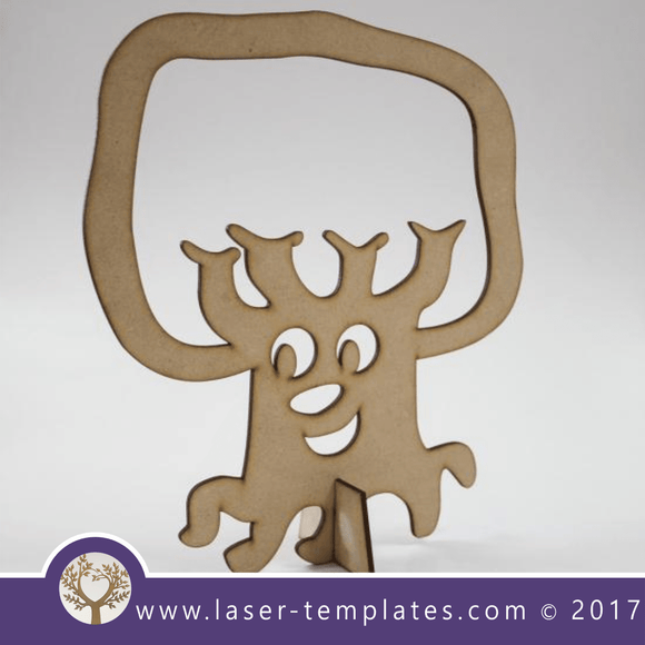 Laser cut tree template. Online 3d vector design download free patterns every day. Happy Tree 3
