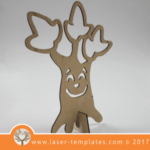 Laser cut tree template. Online 3d vector design download free patterns every day. Happy Tree 5