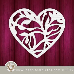 Heart template laser cut online store, free vector designs every day. Heart 03.