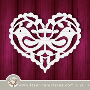 Heart template laser cut online store, free vector designs every day. Heart 04.