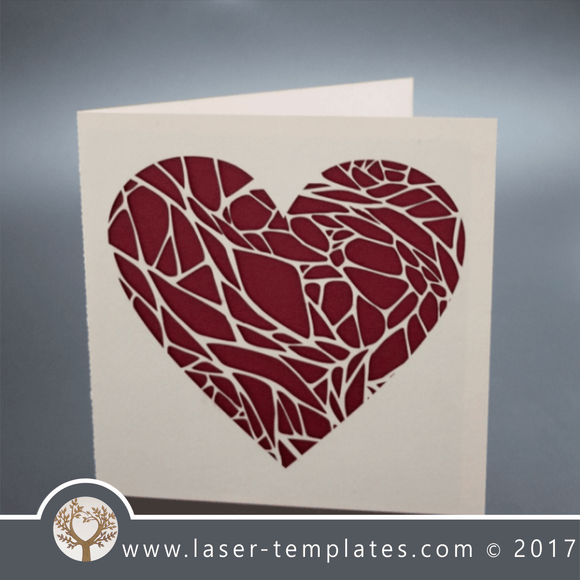 Laser cut template, wedding invite card, Get online now, free vector designs every day. heart invite