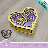 Hello Gorgeous Heart Box - 2 Lids
