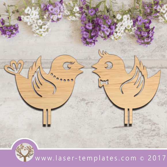 Laser Cut His And Hers Birds Template, Download Vector Designs Online.