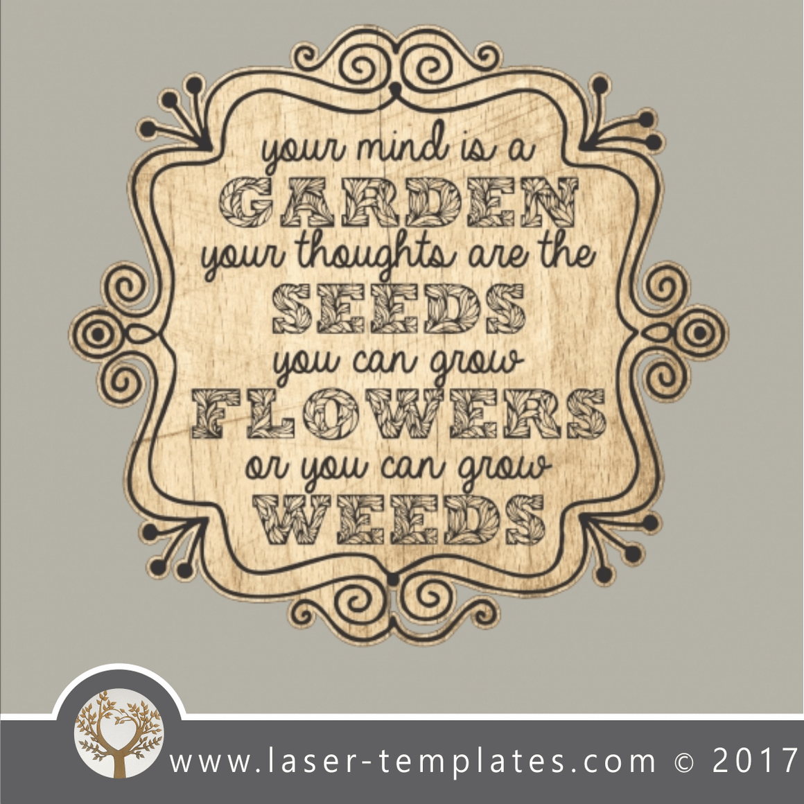 Inspirational sign template, online vector design store for laser cut ...