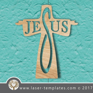 Laser cut cross template, pattern, design. Free vector designs every day. Jesus Template.