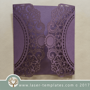 Laser Cut Lace Envelope Template, Download Vector Designs Online.