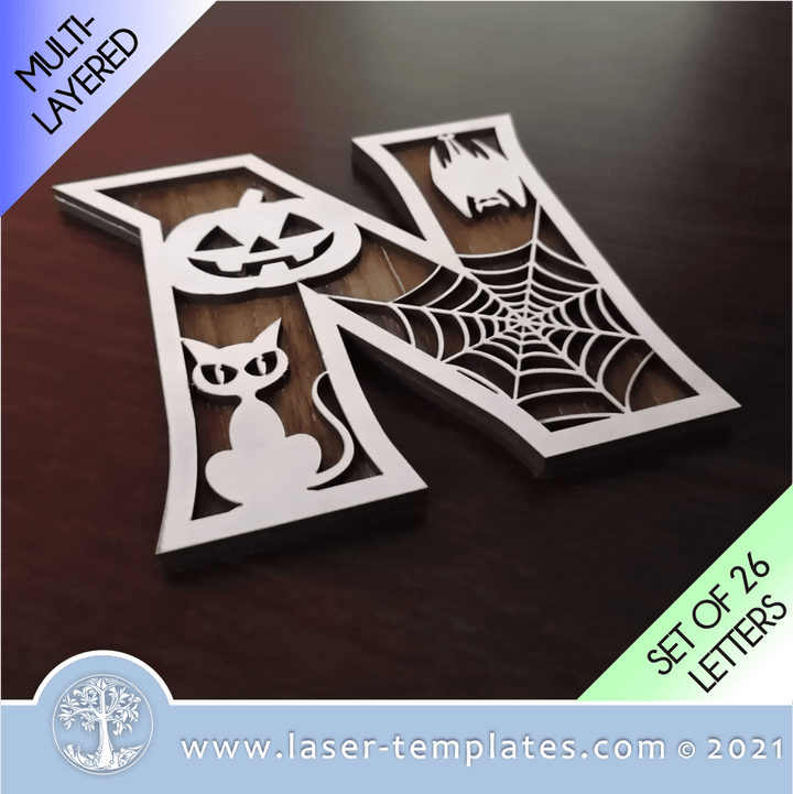 Laser Cut Hand Drawn Alphabet Letters Template, Download Vector Files ...