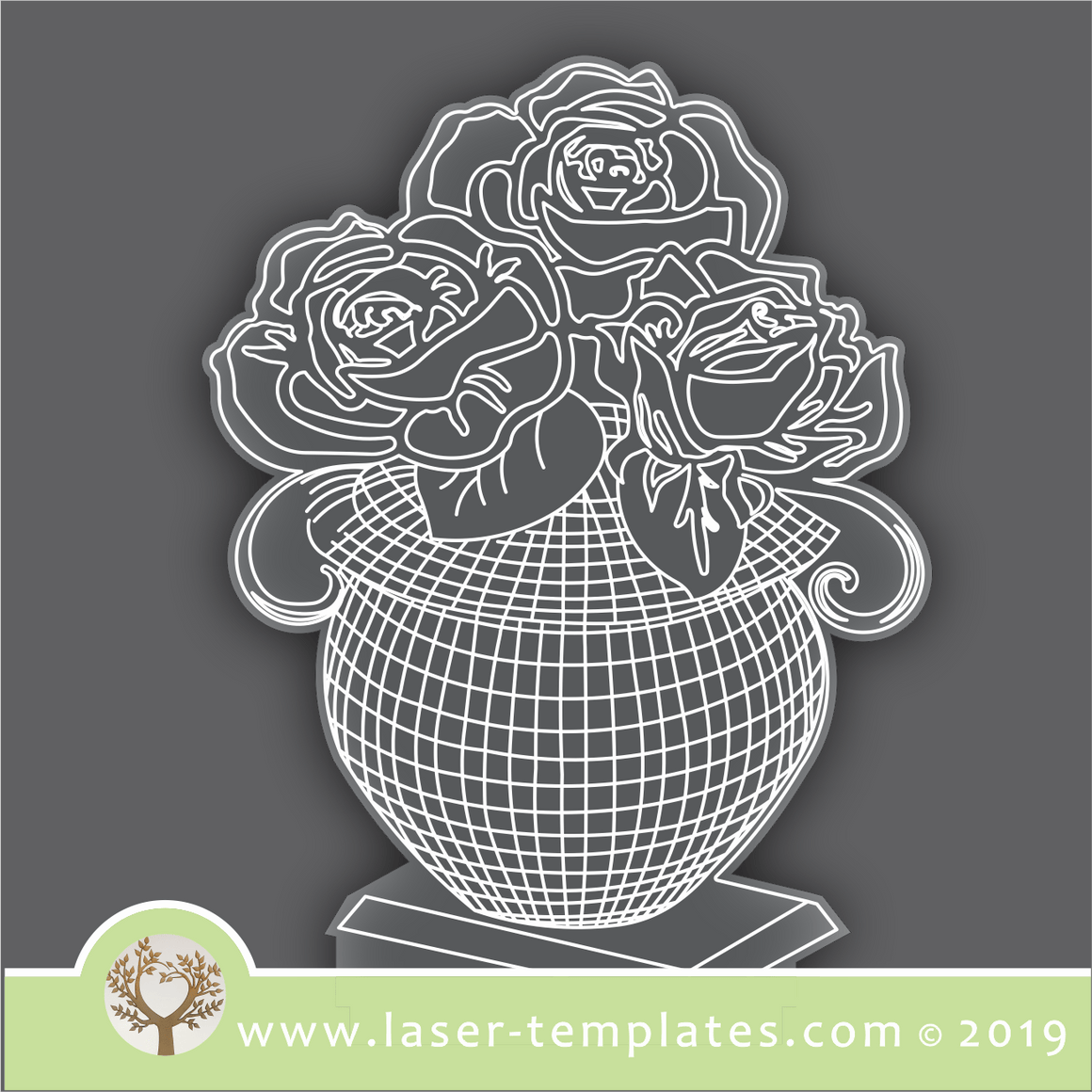 Laser Cut Flower Pot and Vase Designs – Laser Ready Templates