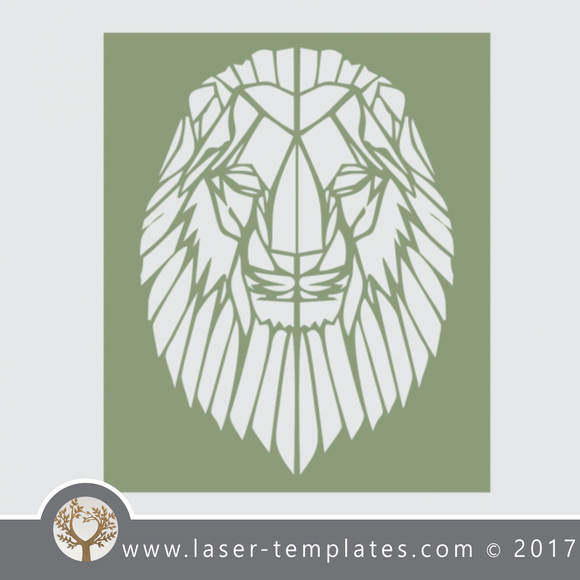Lion stencil template download. Online design store.