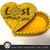 Laser Ready Lost Without You Pun Box Vector File