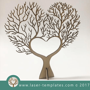 Laser cut tree template. Online 3d vector design download free patterns every day. Love Tree.