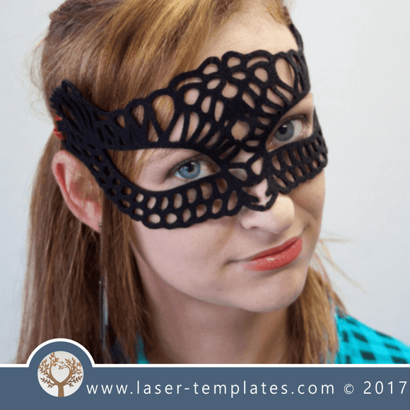 Masquerade mask template, online store for laser cut and engrave designs. Masquerade mask 5