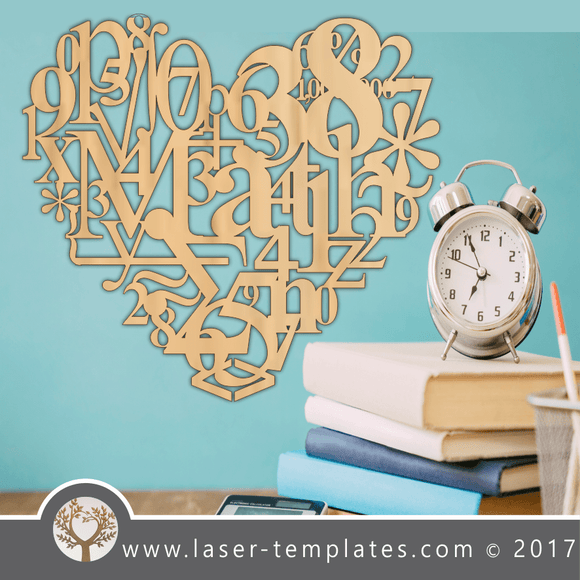 Math Laser Cut Template Wall Quote, Download Vector Designs.