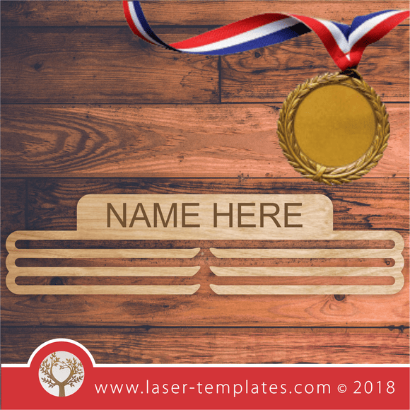 Medal Holder with Space for name