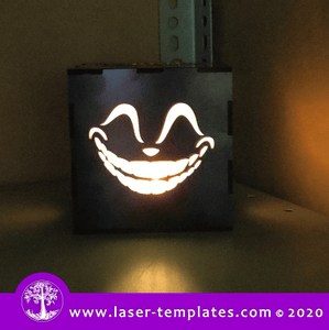 Monster Lightbox 1 template, online Vector design store for laser cut patterns.