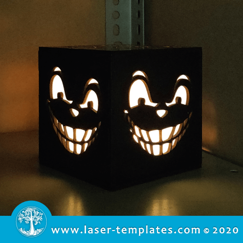 Monster Lightbox 2 template, online Vector design store for laser cut patterns.