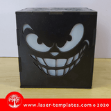 Monster Lightbox 3 template, online Vector design store for laser cut patterns.