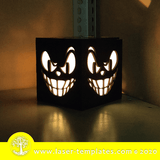 Monster Lightbox 4 template, online Vector design store for laser cut patterns.