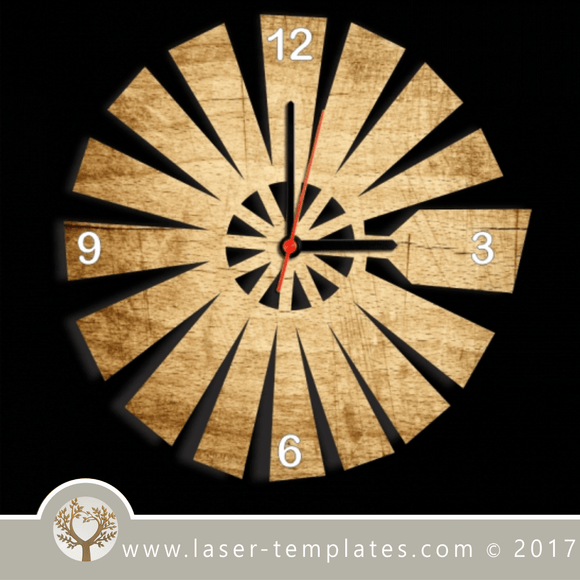 Laser cut wall clock / coaster templates, buy online now, free vector designs every day. New Design2276.