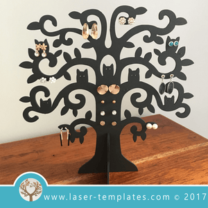 Owl Jewelry Stand Laser Cut Template, Search 1000's Of Patterns.