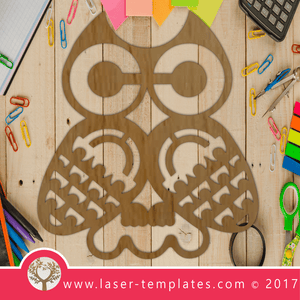 Laser Cut Owl Template, Download Laser Ready Vector Designs.
