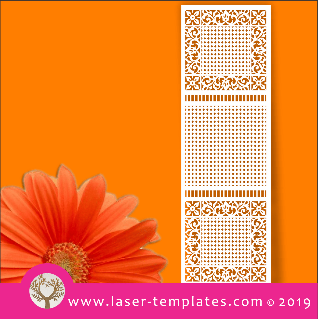 Laser cut template for Pattern 4 Stencil – Laser Ready Templates