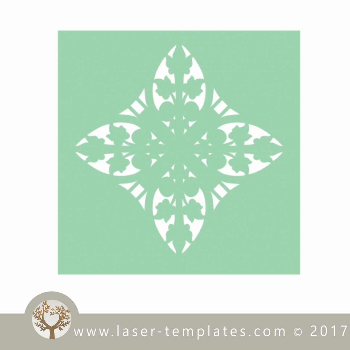 Pattern stencil template, online vector design store for laser cut