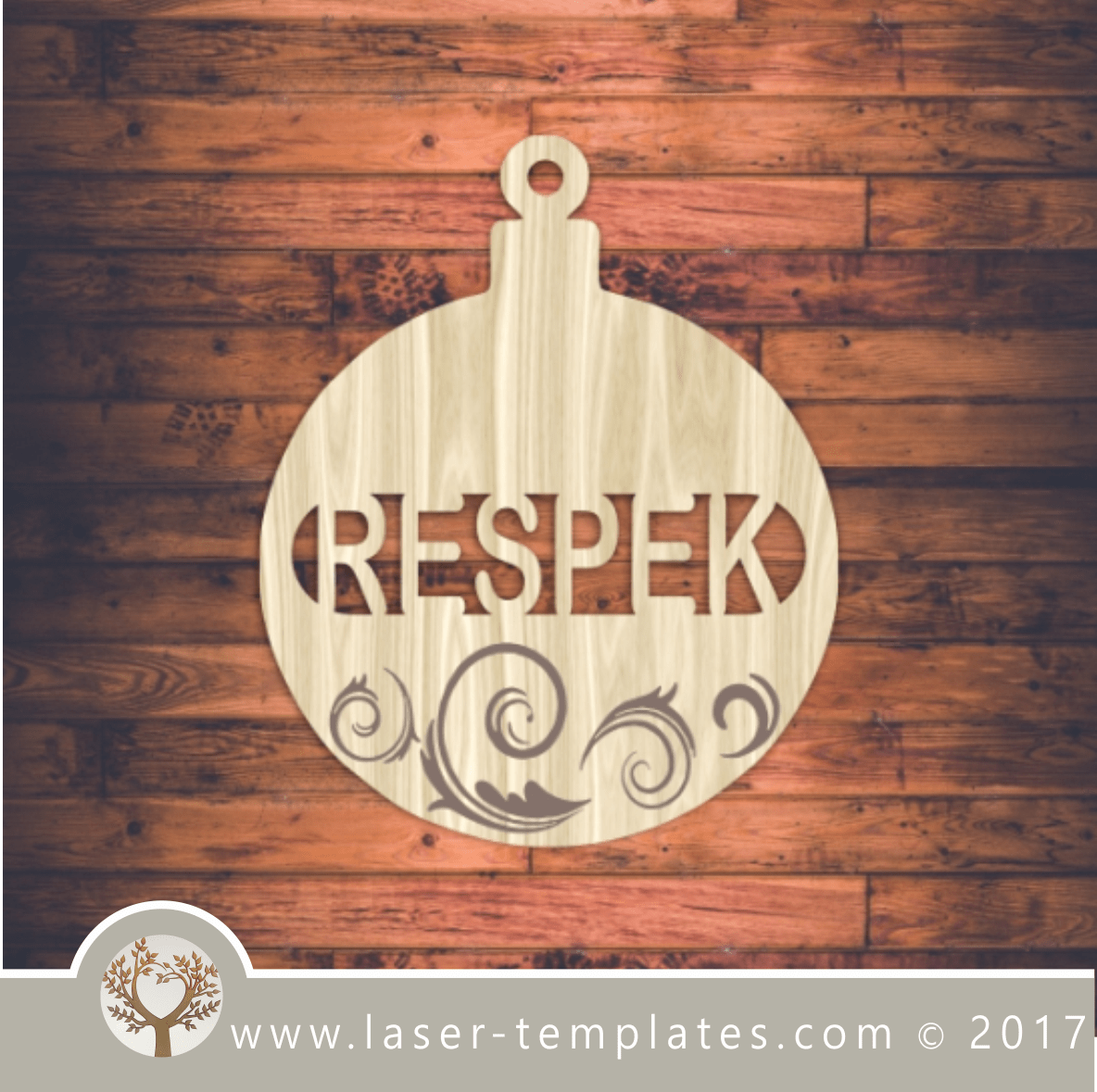 laser cut word 