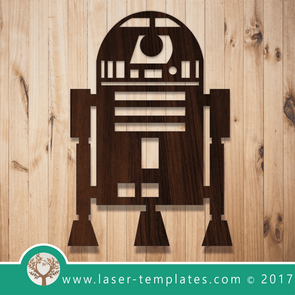Laser Cut Robot Flat Template, Download Laser Ready Vector Designs. 