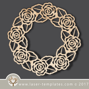 Roses laser cut template. Vector online store, free designs. Rose Design