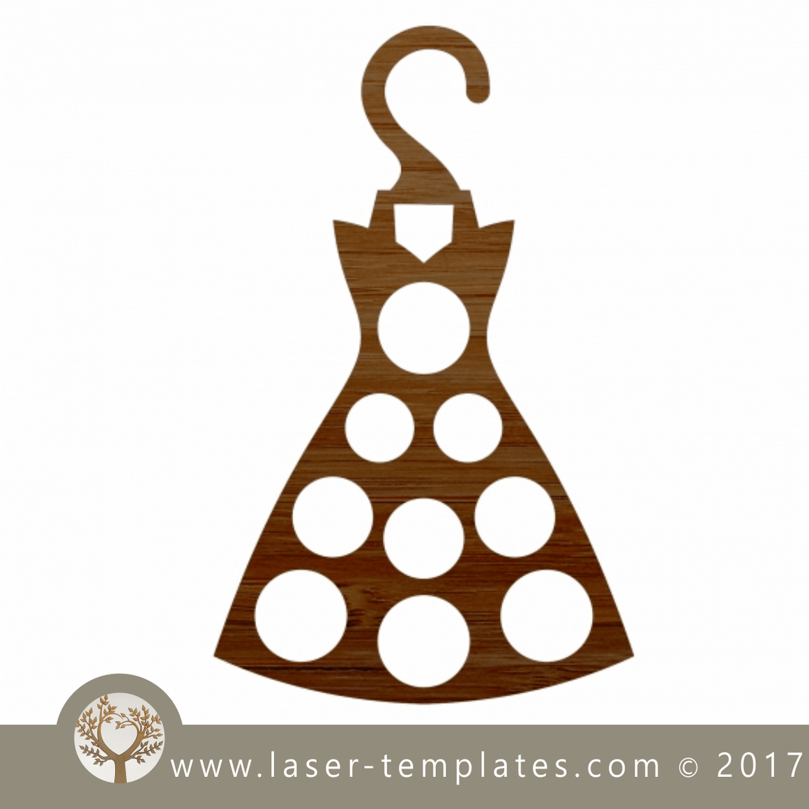 laser cut scarf hanger template, download laser cut designs and