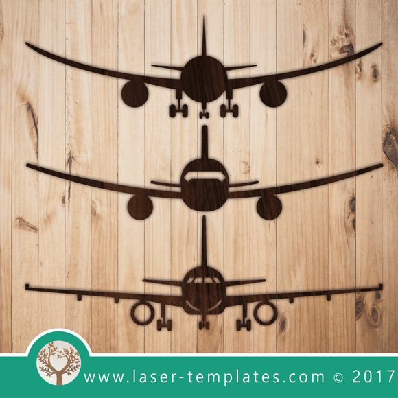 Laser Cut Set of 3 Planes Template, Download Vector Designs Online.