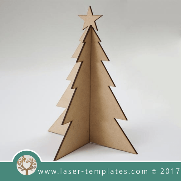 Laser cut tree template. Online 3d vector design download free patterns every day. Simple Xmas Tree