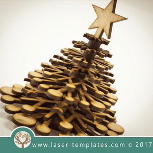 Christmas Laser cut tree template. Online 3d vector design download free patterns every day. Stacked Tree