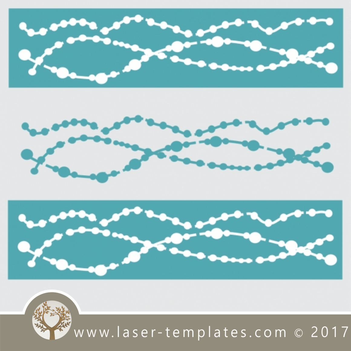 Border stencil design, online template store, Buy vector patterns for ...