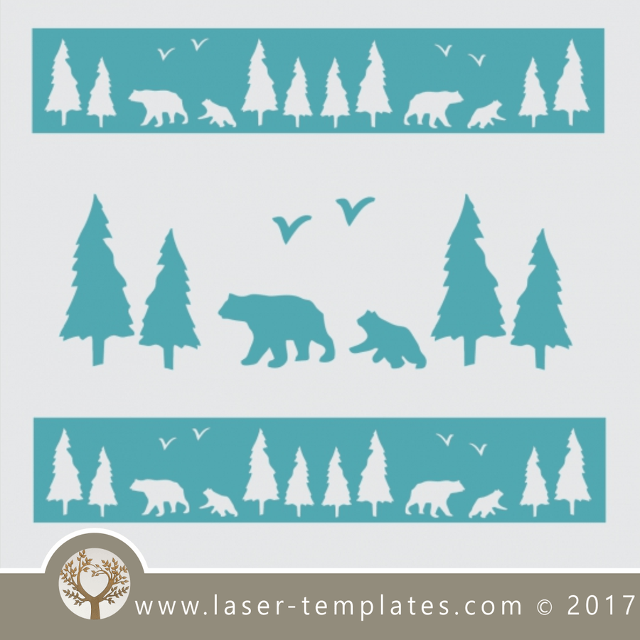 Laser cut Wild Animals Template Collection from Laser Ready Templates ...
