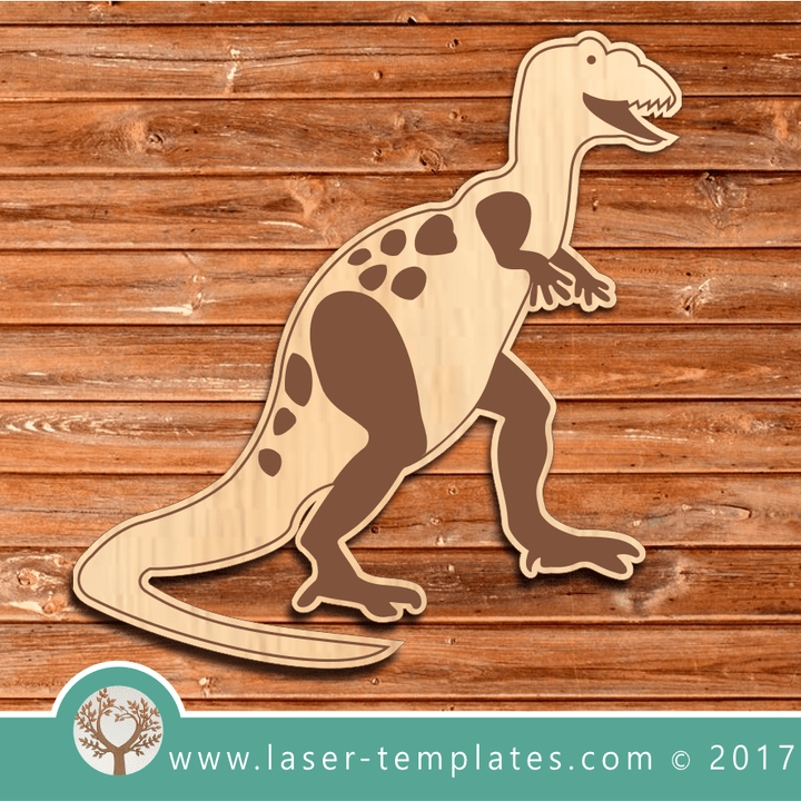 Laser Cut T-Rex Dinosaur Template, Download Vector Designs Online ...