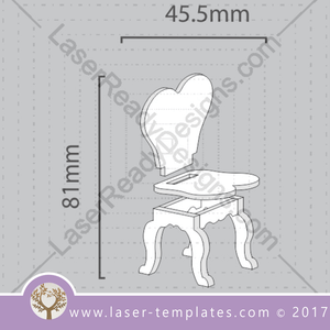 Laser cut doll Furniture templates, Online store, free Vector designs every day. Tablechairs 3mm.
