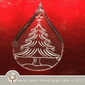 Laser engrave tree template. Vector design download free patterns every day. Teardrop Tree 2.