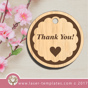 Laser Cut Thank You Tag Template, Download Vector Designs Online.