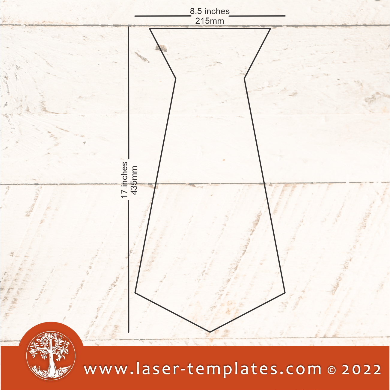Tie Box – Laser Ready Templates