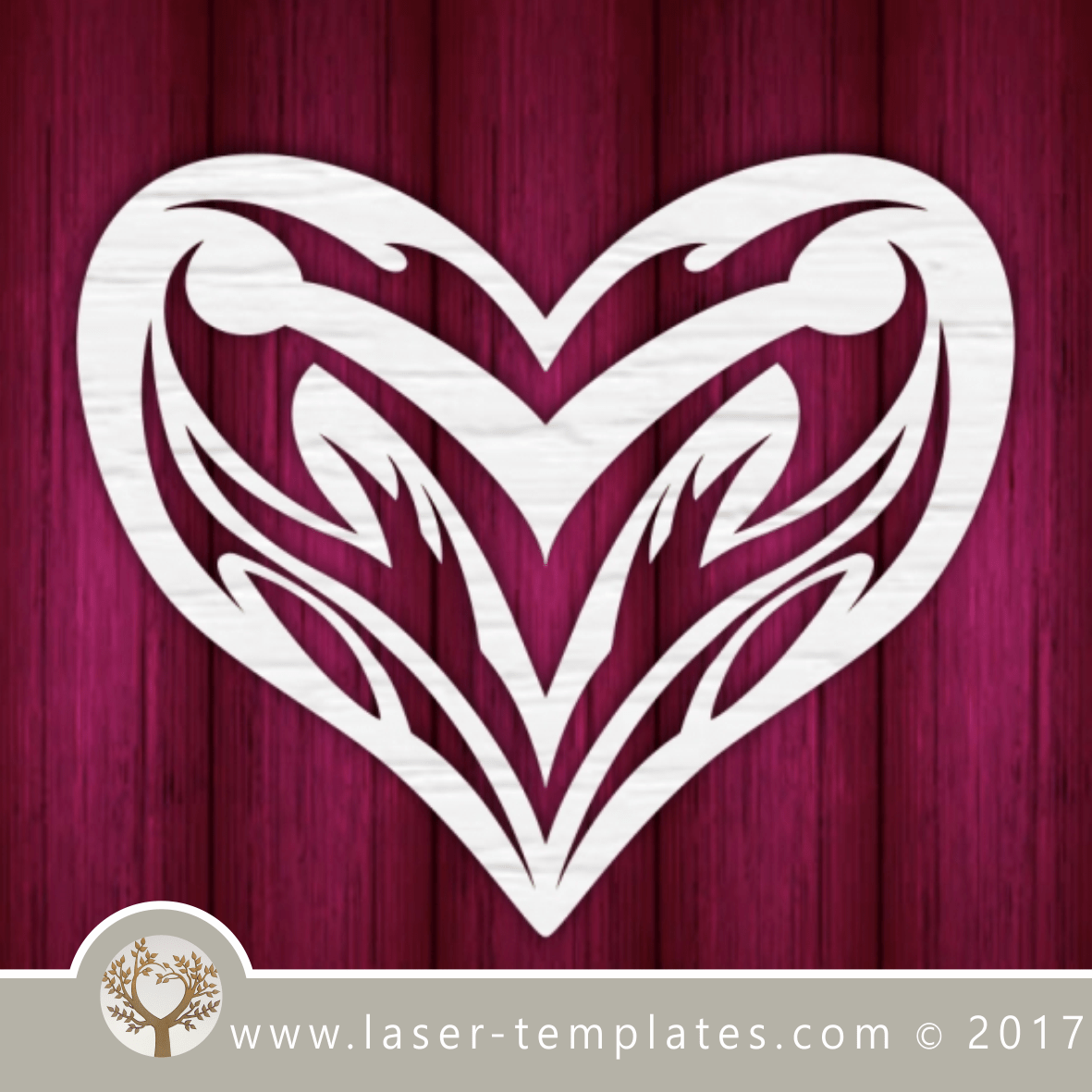 Heart template laser cut online store, free vector designs every day ...