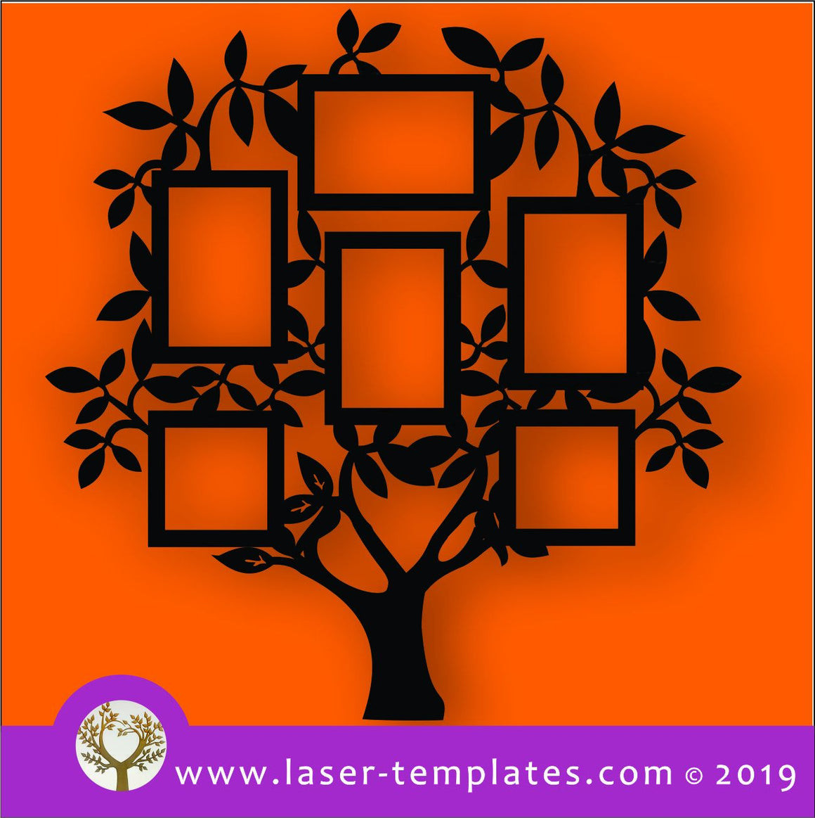 laser-cut-template-for-tree-6-photo-frame-laser-ready-templates